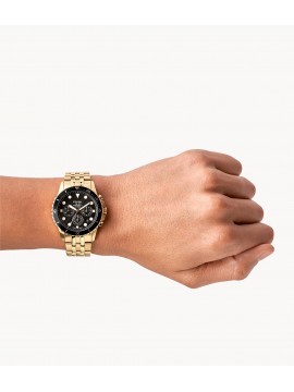 FOSSIL FB-01 CHRONOGRAPH WATCH IN STAINLESS STEEL PVD GOLD
