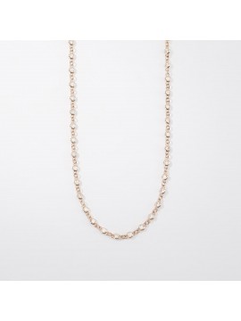 MABINA SKYLINE NECKLACE IN ROSE 925 SILVER AND ZIRCONS
