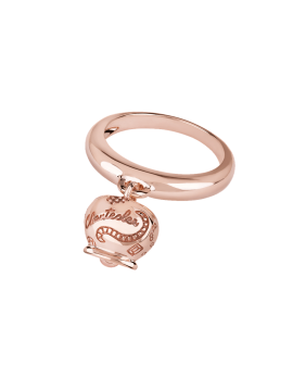 CHANTECLER SMALL SUAMEM BELL RING IN 9KT ROSE GOLD