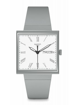 SWATCH WHAT IF GRAY UNISEX WATCH