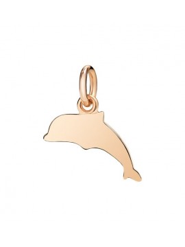 Dodo Dolphin Small Charm in Rose Gold