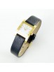 LONGINES WATCH-ONLY TIME 18 Kt GOLD WOMAN BLACK LEATHER